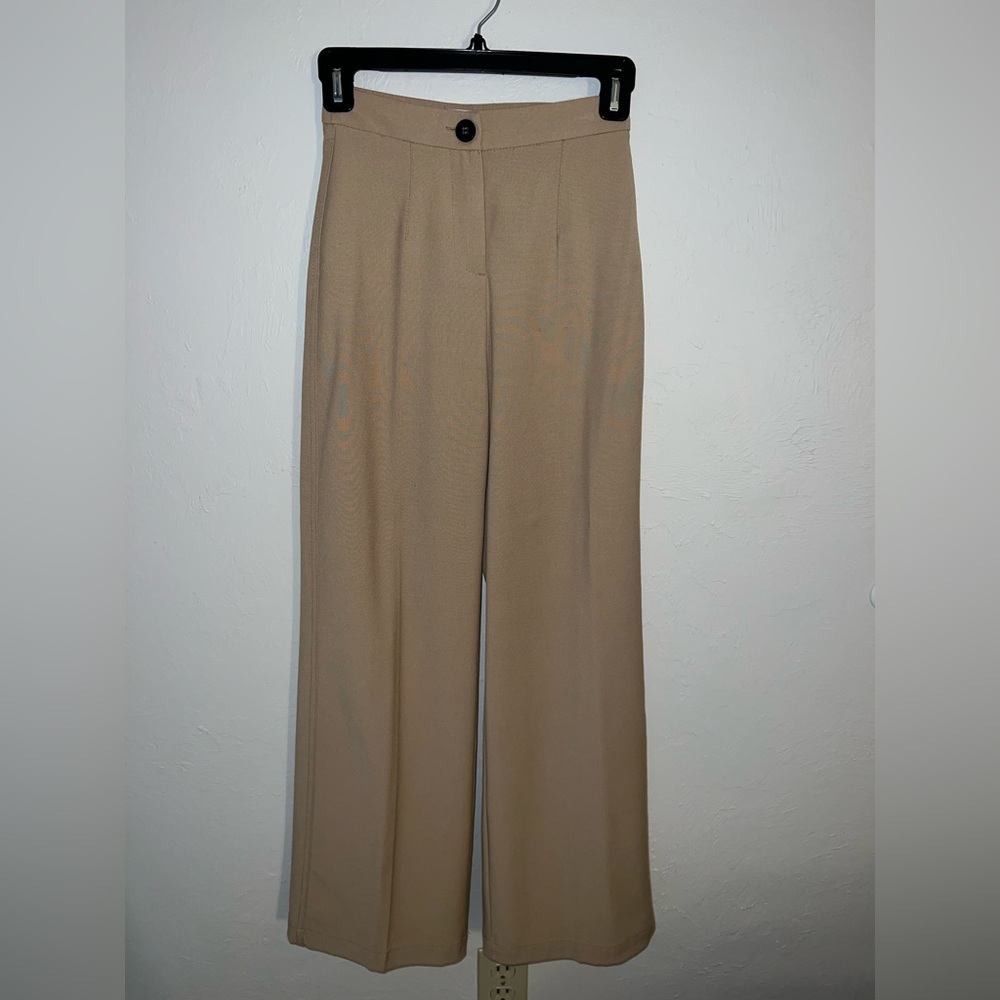Bershka petite office tan cute pants.
